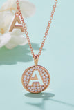 A to J Pendant Necklace