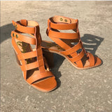 Brown Sandals w/Heel